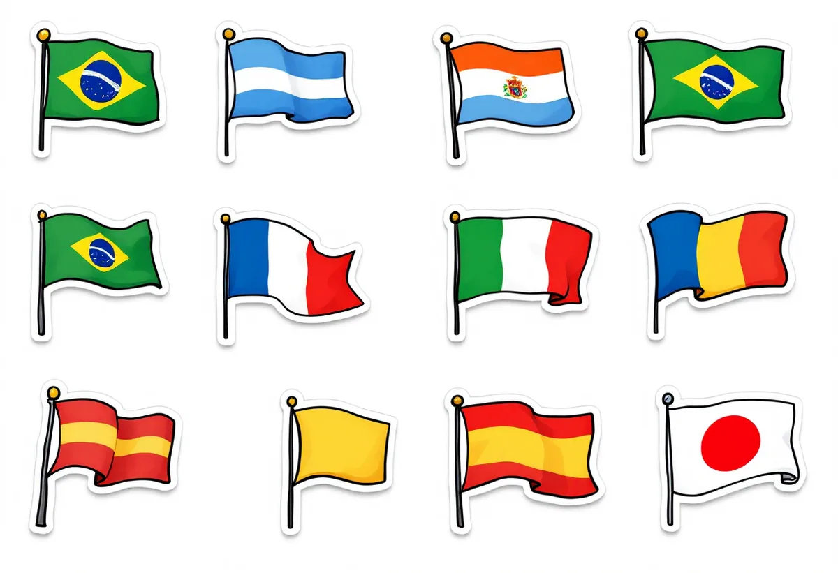 Bandeiras do Mundo — Modelo 1