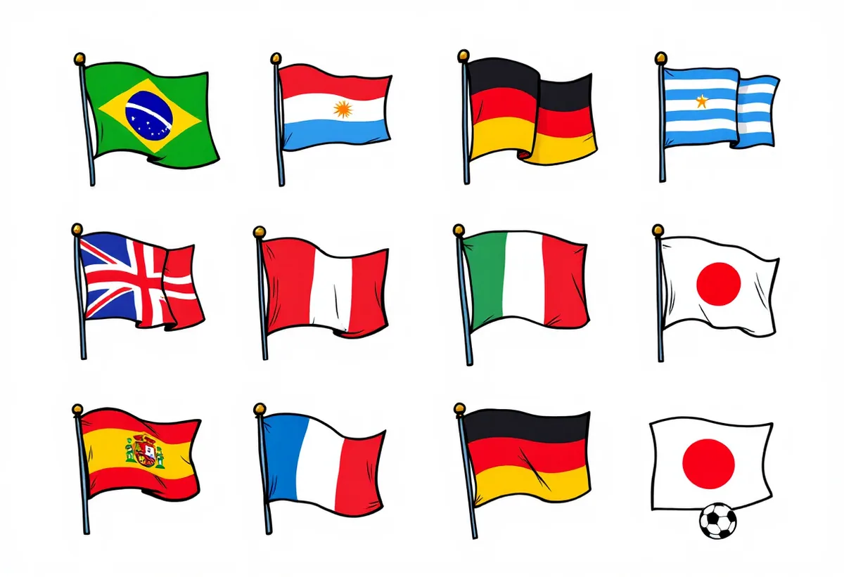 Bandeiras do Mundo — Modelo 2