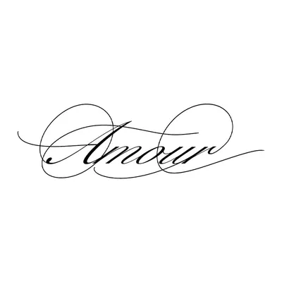 Amour (amor em francês)