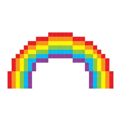 Arco-íris de pixel