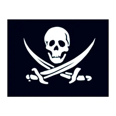 Bandeira pirata pequena