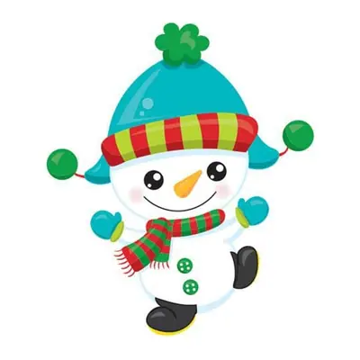 Boneco de neve de touca