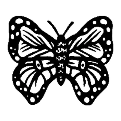 Borboleta com bolinhas