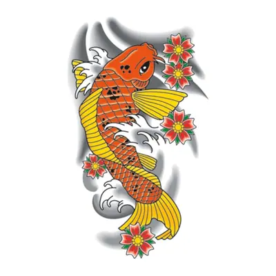Carpa koi laranja