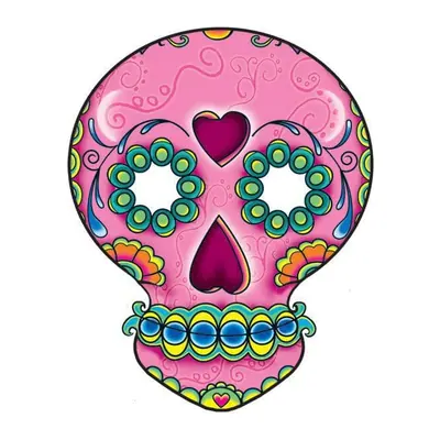 Caveira mexicana rosa