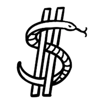 Cifrão com cobra