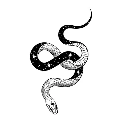 Cobra com estrelas