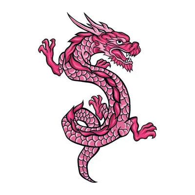 Dragão rosa