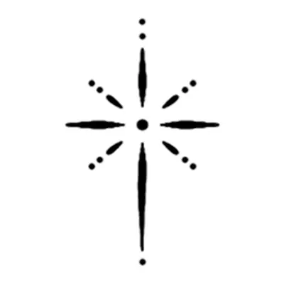 Estrela de raios pontilhados