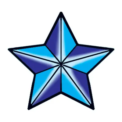 Estrela náutica azul