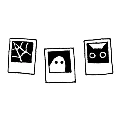 Fotografias com gatinho e fantasma