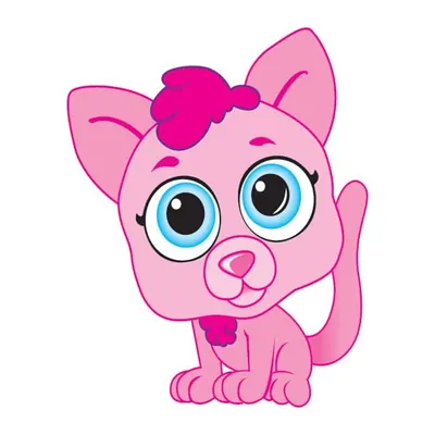 Gatinha rosa fofa