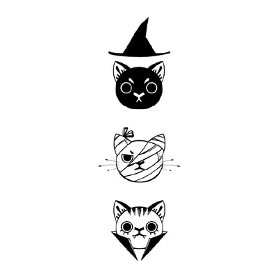 Gatos de Halloween
