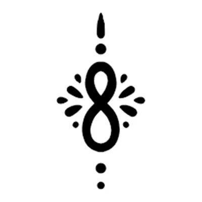 Infinito ornamental pequeno