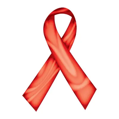 Laço vermelho torcido