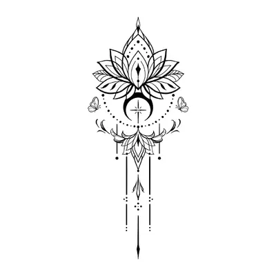 Lótus ornamental vertical