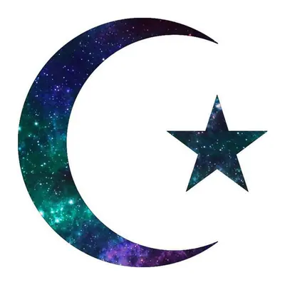 Lua e estrela galáxia