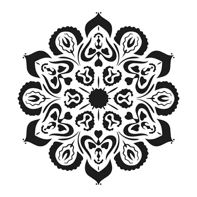 Mandala com corações