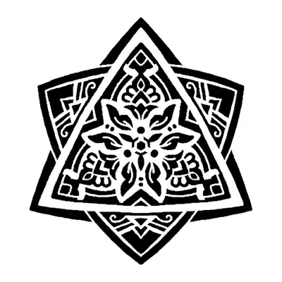 Mandala triangular