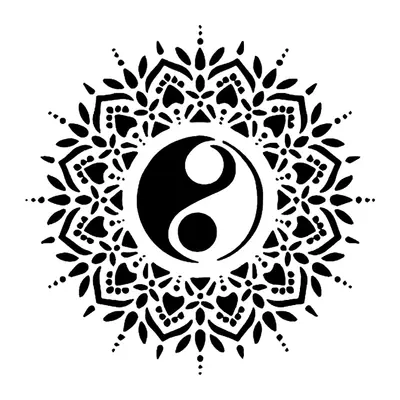Mandala yin yang