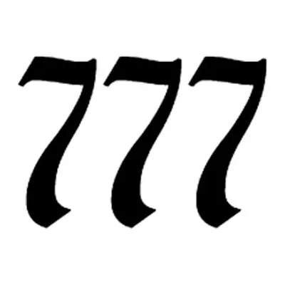 Número de anjo 777 — Modelo 1