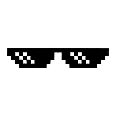 Óculos pixelados