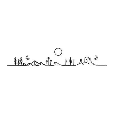 Paisagem minimalista