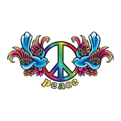 Pássaros e símbolo da paz