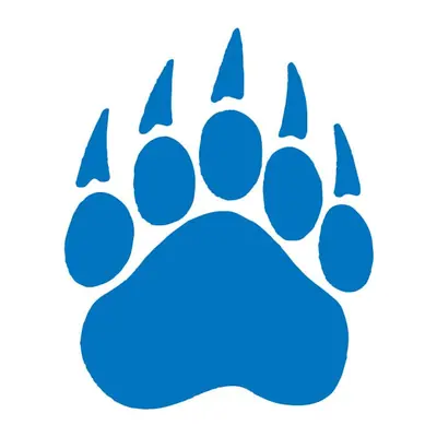 Pata azul de garras