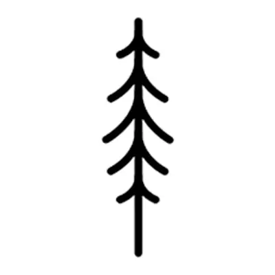 Pinheiro minimalista