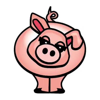 Porquinho rosa — Modelo 2