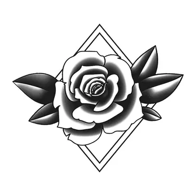 Rosa com losango