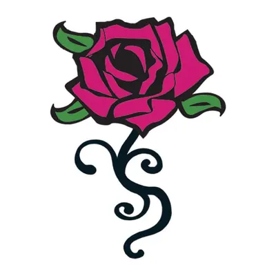 Rosa pink estilizada