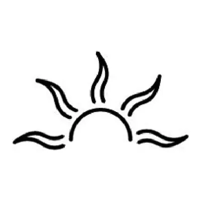 Sol nascente pequeno — Modelo 2
