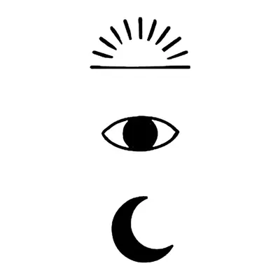 Sol, olho e lua