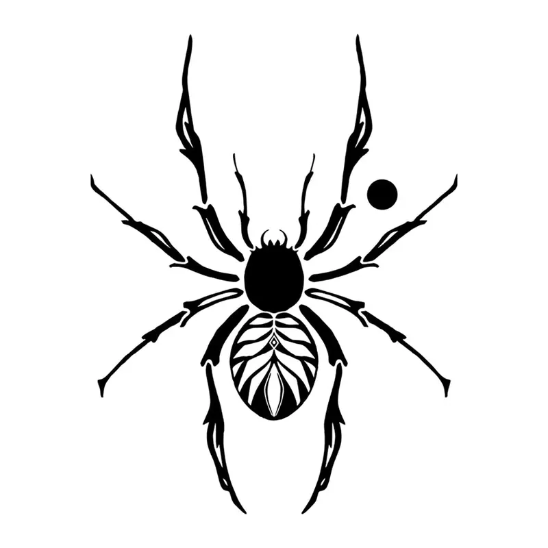 Tatuagem temporária Borboletas e Insetos — Aranha. Inclui aranha