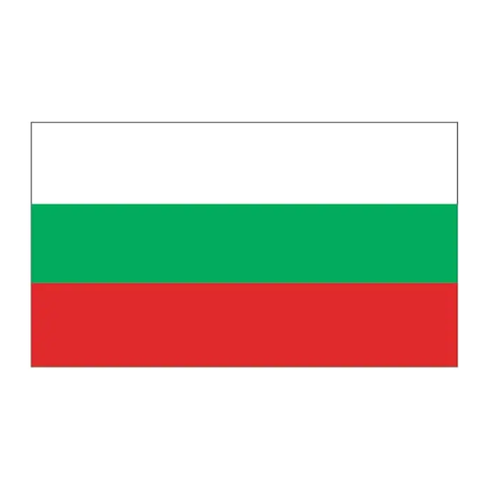Tatuagem temporária Bandeiras — Bandeira da Bulgária. Inclui bandeira