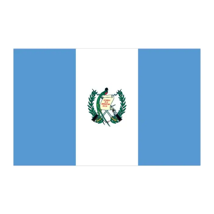 Tatuagem temporária Bandeiras — Bandeira da Guatemala. Inclui bandeira