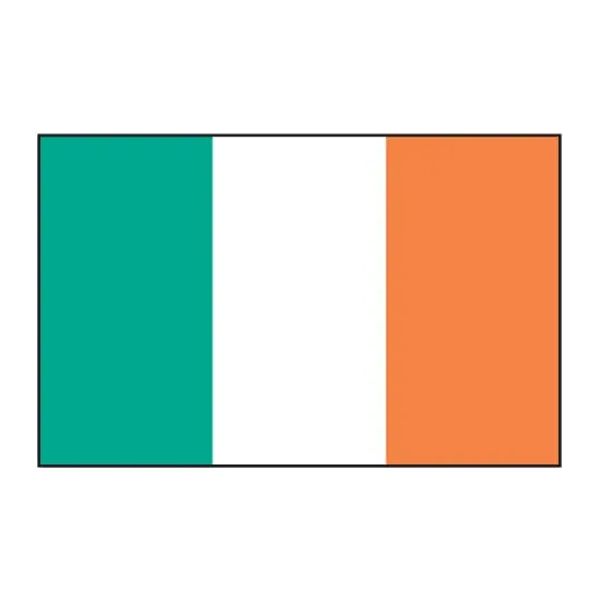 Tatuagem temporária Bandeiras — Bandeira da Irlanda. Inclui bandeira