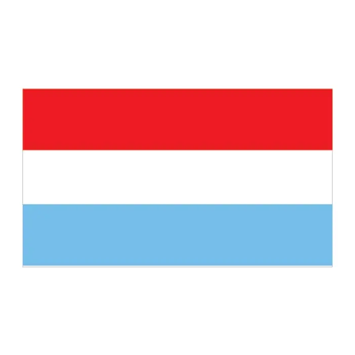 Tatuagem temporária Bandeiras — Bandeira de Luxemburgo. Inclui bandeira