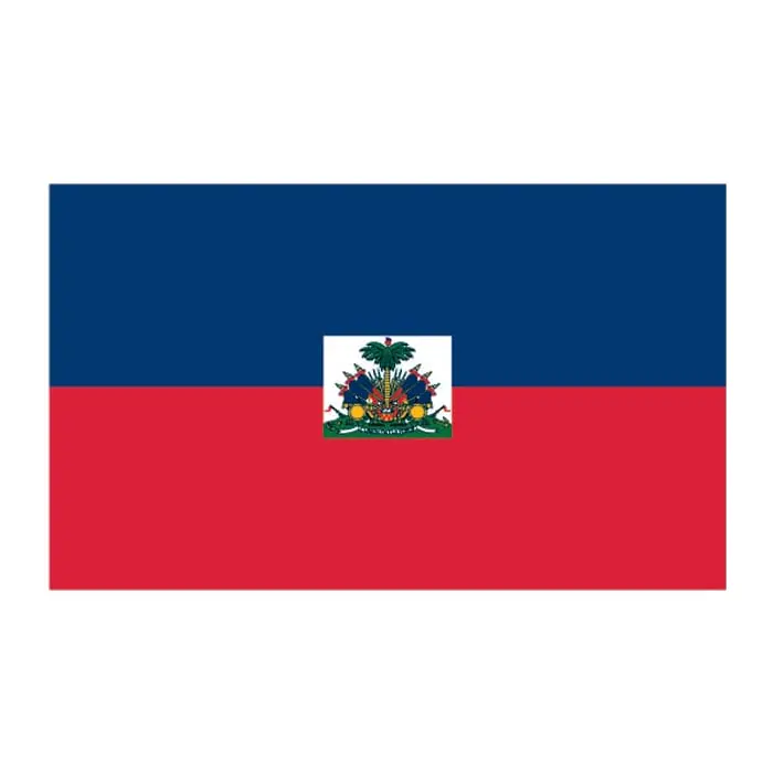 Tatuagem temporária Bandeiras — Bandeira do Haiti. Inclui bandeira