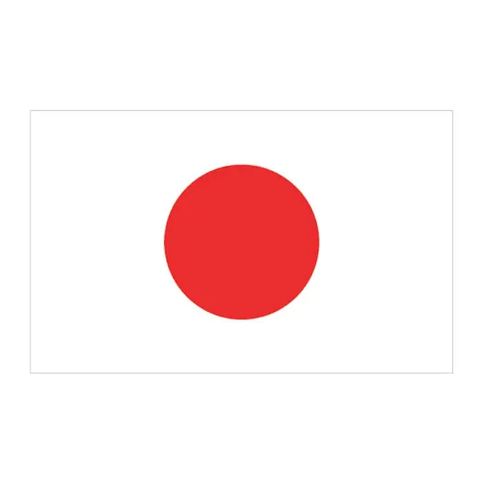 Tatuagem temporária Bandeiras — Bandeira do Japão. Inclui bandeira