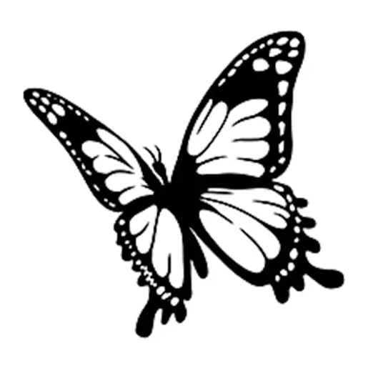 Tatuagem temporária Borboletas e Insetos — Borboleta pequena realista. Inclui borboleta