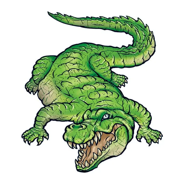Tatuagem temporária Animais Selvagens — Crocodilo. Inclui crocodilo
