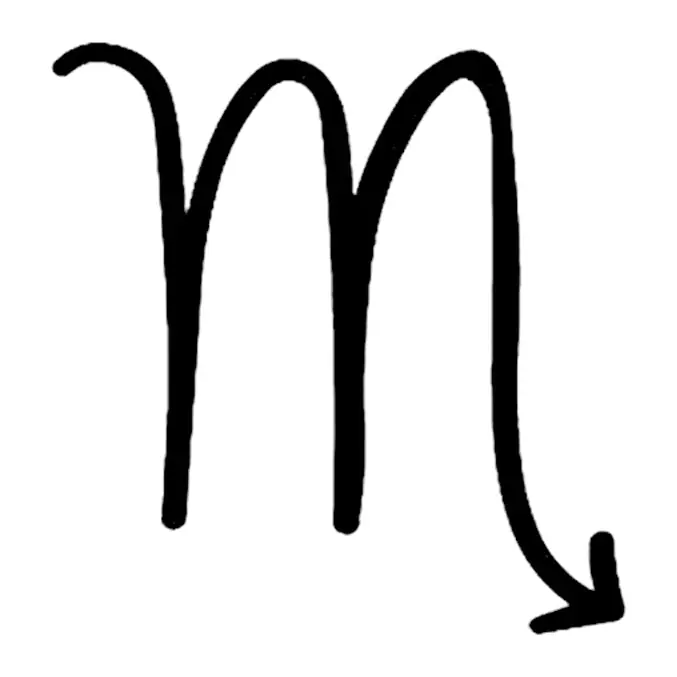 Tatuagem temporária Signos e Astrologia — Escorpião. Inclui escorpião