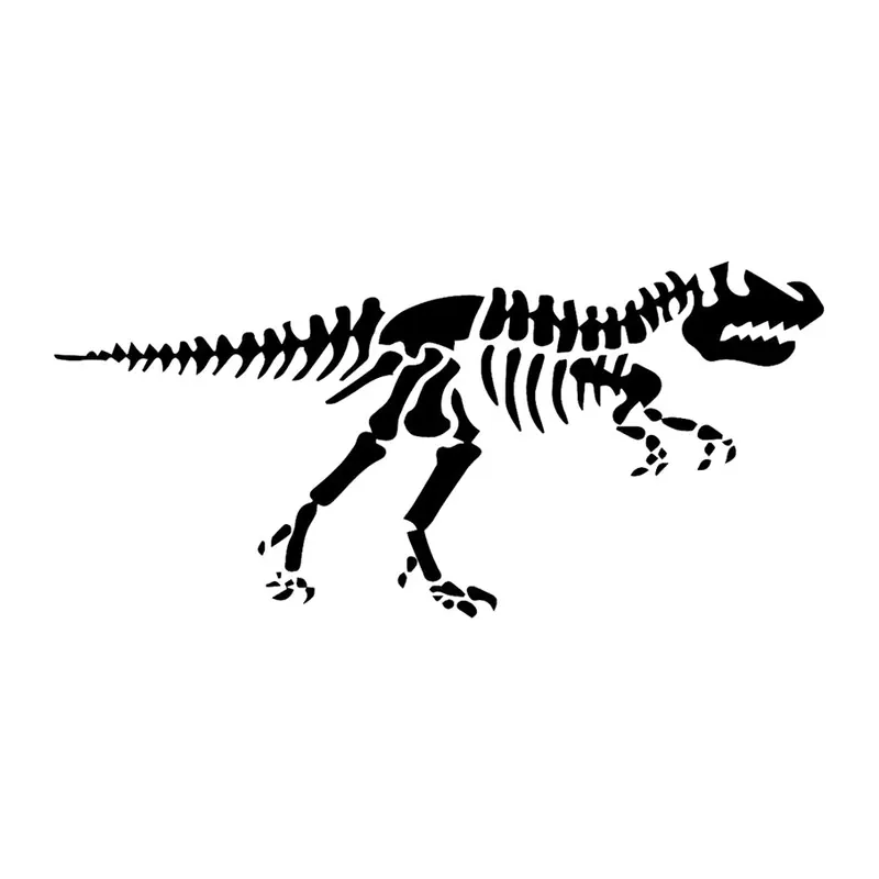 Tatuagem temporária Animais Selvagens — Esqueleto de T-rex. Inclui t-rex, esqueleto