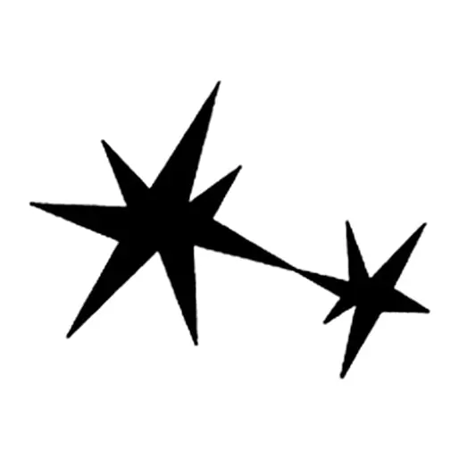 Tatuagem temporária Estrelas e Constelações — Estrelas cintilantes. Inclui estrelas