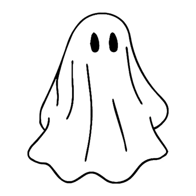 Tatuagem temporária Caveiras e Sombrio — Fantasminha. Inclui fantasma