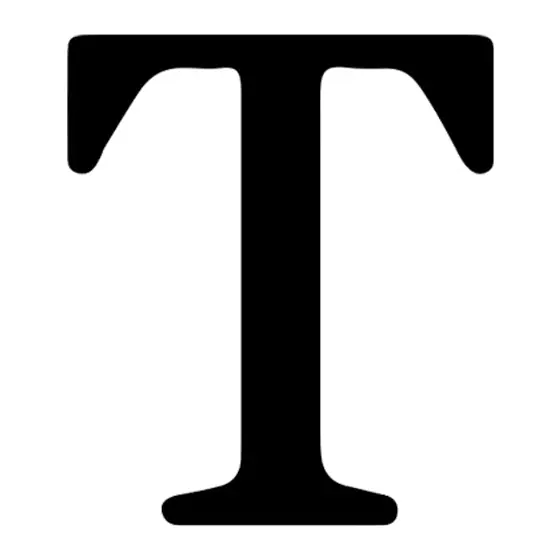 Tatuagem temporária Letras e Frases — Letra T. Inclui letra