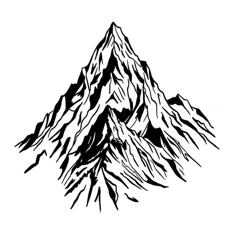 Tatuagem temporária Montanhas e Paisagens — Montanha rochosa. Inclui montanha